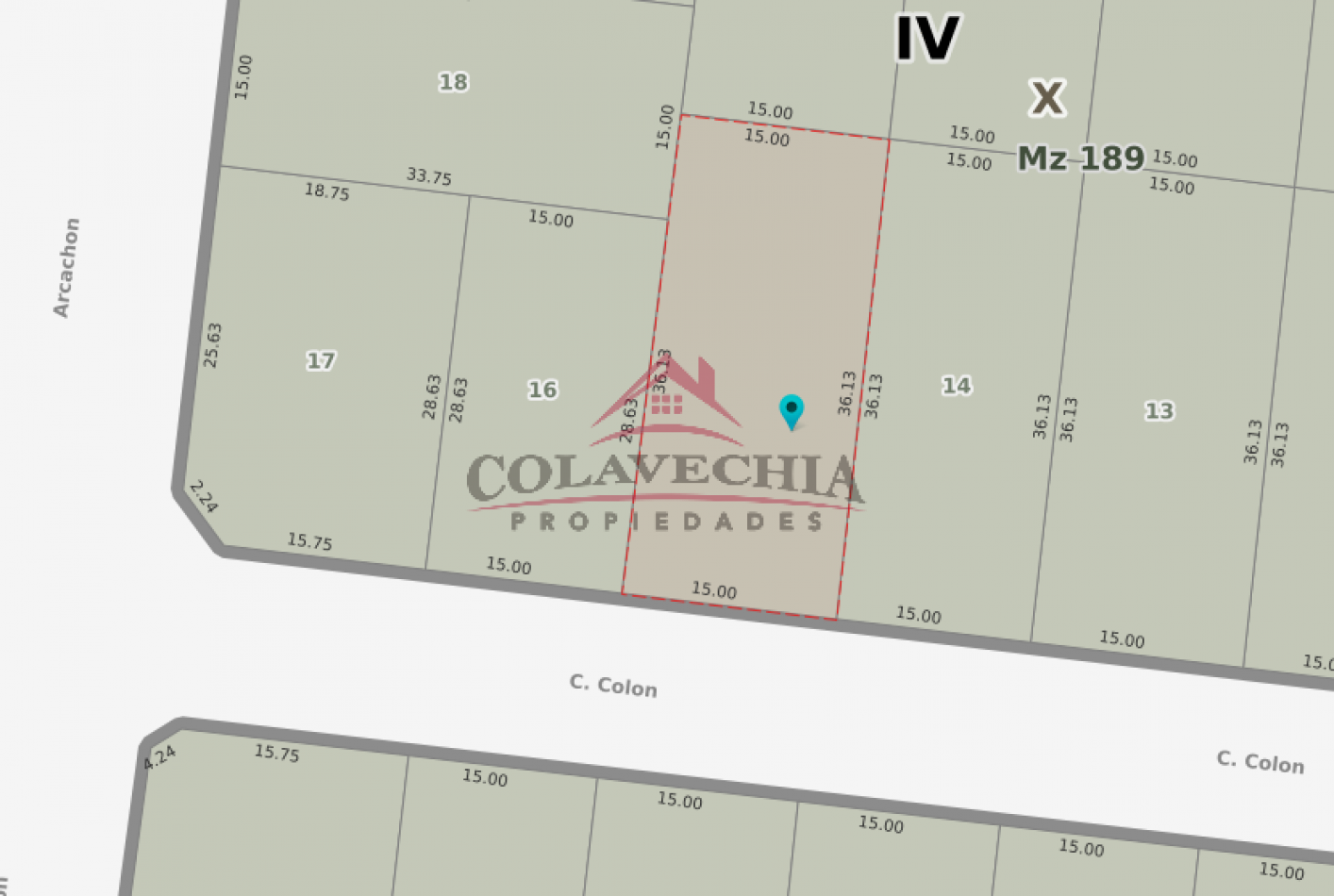 2 Lotes en oportunidad Colon casi esq. Arcachon - 542 m2 y 429 m2.